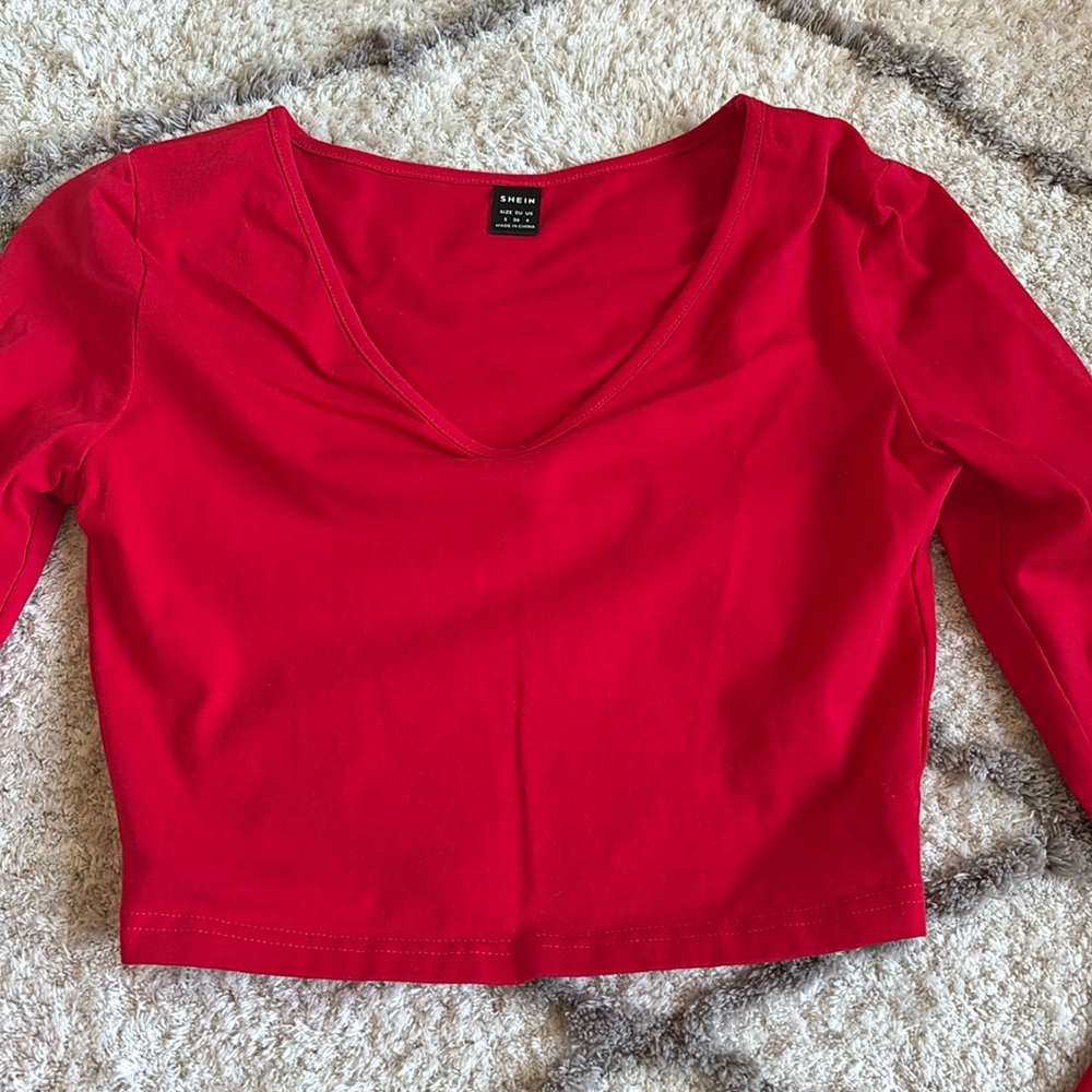 Red long sleeve